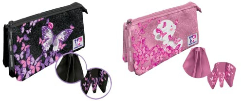 Tinta Unita Borsellino Bustone 3in1 Glamour 3D Glitter (1 pezzo random)