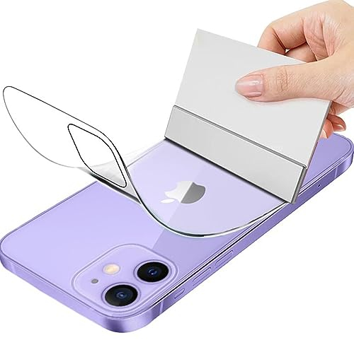 TMahhbid [2 piezas] Película de Hidrogel Posterior Trasero para iPhone 12 mini (5.4 inch), [HD] Protector de Pantalla de TPU Suave Transparente [NO vidrio templado]