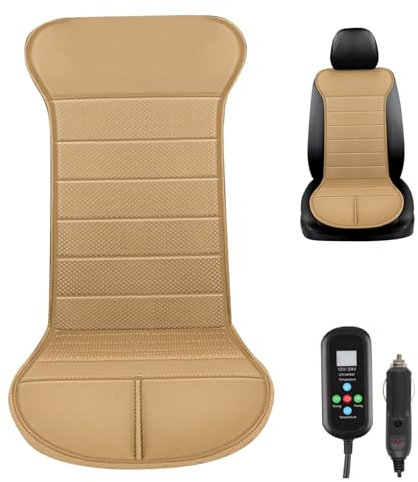 Coperchio di sedile dell'auto riscaldato FREE REGOLAZIONE TEMPERATURA COPERCHIO SETTO RISCALDATO PER AUTO UNIVERSALE 30S RISCALDAMENTO QUAST RISCALDATORE CASE SEDIFICARE PER IL VAN VAN BEIGE