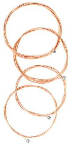 DRESSOOS 4piezas Cuerdas Prácticas De Carbono Para Instrumentos Musicales De Cuerdas Para Madera Sonido y Brillante Resistente y Duradero