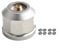 Gas Camping Lamp Fuel Tank, Portable Aluminium Camping Gas Lamp Empty Fuel Tank Refillable EN417 Lindal Valve Type Gas Canister(Only Tank)