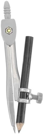 Gogogmee 2stücke Professioneller Metallkompass Mit Bleistifthalter Für Präzises Zeichnen Und Entwerfen Für Schüler Und Büroangestellte Inklusive Aufbewahrungsetui