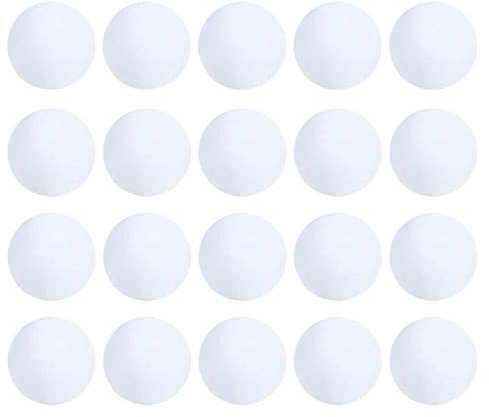 Schneekugel – 20 künstliche Schneekugeln | Künstliche Schneekugeln | Outdoor-Multiplayer-Wurfspiel für Eltern und Kinder | und realistisches Kunstschneespielzeug für Kuh