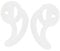 LIFKICH 1pair Silicone Ear Mold Replacement for Acoustic Tube Earbuds Ergonomic Fin-shaped Design for Comfort Material for Wireless Headphones