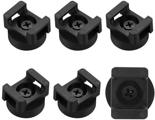 GisWell 6 Stück Kabelhalter Magnetisch - Magnet Kabelhalter Magnetische Kabelbinder für Auto, Büro und Zuhause