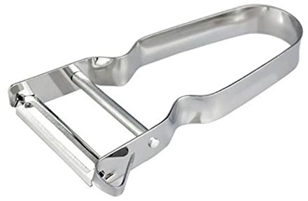 Stainless Steel Peeler U Shape Ergonomic Handle Fruit Peeler Vegetable Peeler for Kitchen Silver Graters, Peelers Slicers Kitchen Tools