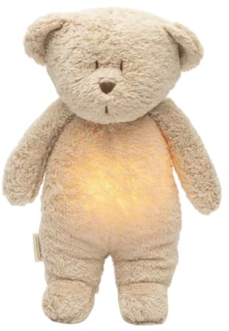 Moonie 2.0 Bio Brummbär mit Nachtlampe - Sand