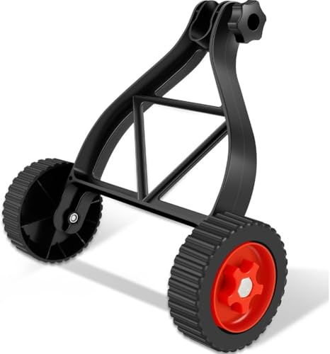 Risegun Ruota di Supporto per Tosaerba, Attacco della Ruota del Trimmer a Corda, Decespugliatore Elettrico Attacco Ruota per giardinaggio