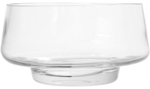 Durchsichtige Glaszylindervase in Schalenform für Terrarien | Große Öffnung, für Moos und Kleine Topfpflanzen, Innen für Garten und Veranstaltungen