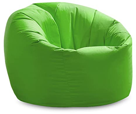 Beautiful Beanbags - Water-Resistant Beanbag Chair - Indoor & Outdoor Use, Ideal for Garden Seating - Lime