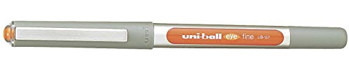 uni-ball Eye Fine UB-157E Rollerball Pen - Orange, Pack of 12