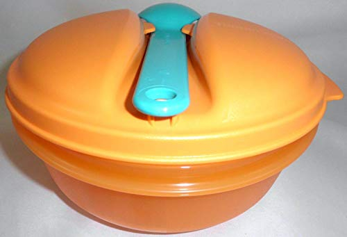 Tupperware Salatschüssel Salat Snack & Go 600 ml orange grün