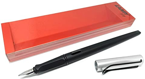 Lamy Calligraphy AL Füllfederhalter, Modell 011, Premium-Finish, inkl. Geschenkbox (1,1 mm Feder)