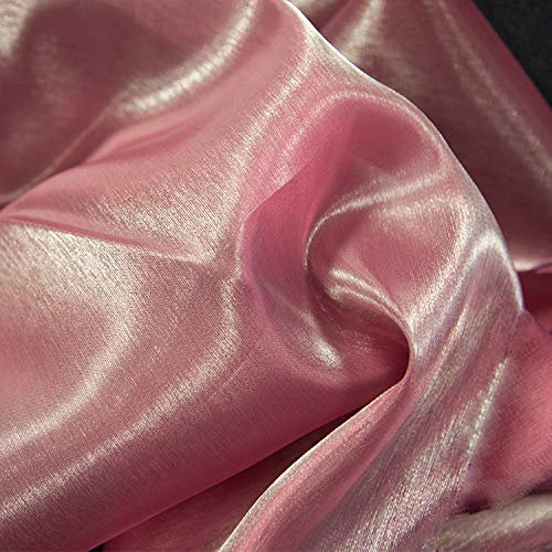 Decor Trader Seiden-Organza-Stoff, Meterware, 1,5 m breit, für Hochzeiten, zum Umhängen 1 M Mulberry