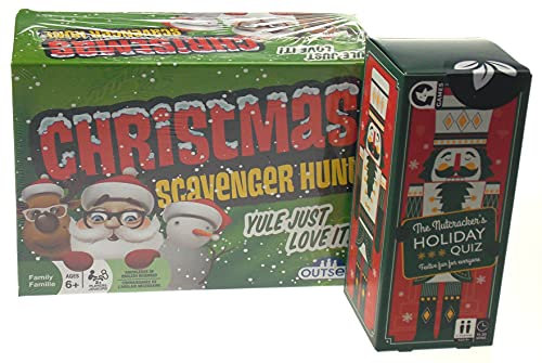 Hickoryville Christmas Scavenger Hunt Game & Nutcracker's Holiday Quiz Bundle