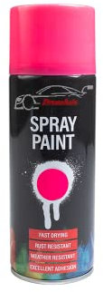 Xtremeauto Spray Paint Aerosol Car VHT Primer Matt Gloss Metallic Wood Metal Plastic UPVC PVC Cladding (1 Can, Fluorescent Pink)…