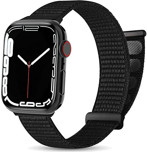 Issinlky Sport Loop Correa Compatible con Apple Watch Correa 42 mm 44 mm 45 mm 49 mm, nylon repuesto Correa para iWatch serie SE 8 7 6 5 4 3 2 1