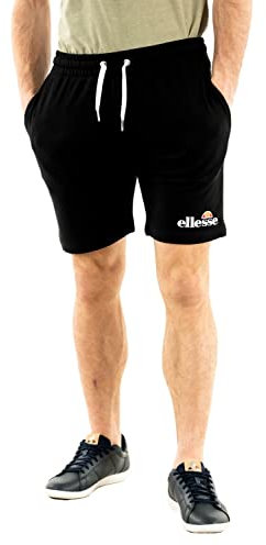 ellesse Silvan-Pantaloncini in Pile, Nero, XS Uomo