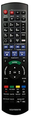 Aurabeam Ersatz Fernbedienung kompatibel mit Panasonic BST950 Blu-Ray Player