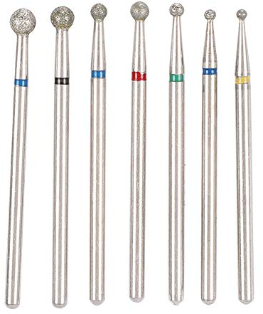Forets Ongle, Ongle Embout Ponceuse Kit Diamant Professionnel Supprimer Sable Gel Manucure Pédicure Outils Meulage Routage Affûtage Ponçage Polissage Lime Salon Domicile Tête Fraisage Polir Exfolier