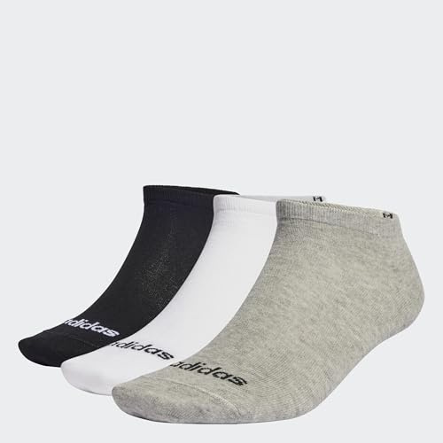 adidas T LIN LOW 3P Model Brand Socks,white/black,XL