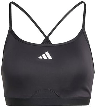 adidas Aeroreact - Reggiseno da Allenamento con Supporto Leggero, Colore: Rosa