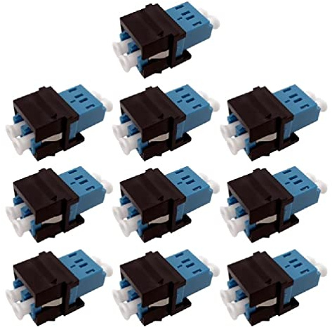 Duplex UPC für Steckverbinder Keystone Snap Fitting Faser Keystone Adapter Koppler Adapter 10 Stück