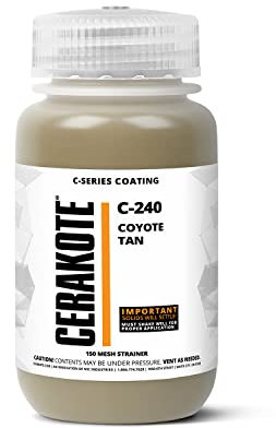 CERAKOTE® (AIR CURE) C-SERIES COYOTE TAN (16 oz) | C-240P | Unsere Keramik-Technologie kombiniert Leistung mit Farbe auf allen Metallen, Polymeren + mehr