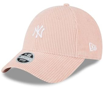 New Era MLB Fankappe New York Yankees Frau Mädchen Cord 9Forty Women verstellbar Teamlogo pink NY - One-Size