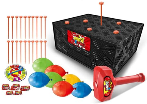 Wack-A Balloon Game, Wack-A Ballon Spiel, Balloon Blast Box Spiel, Lustig Familienparty Brettspiel Für Kinder Und Erwachsene, Ballon Explosionsspiel Crazy Blast Box für Bankett, Party