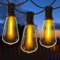 AVANLO LED Lichterkette Außen 30.5M/100FT Terrasse Lichterkette Outdoor Bruchsicher Retro ST38 Glühbirnen Wasserdicht für Garten,Balkon,Hochzeiten,Pergola,Bistro,Partys Lichterkette Kugeln Innen