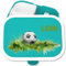 Brotdose Campus für Mepal - Fußball Geschenke Junge Fussballgeschenk Kinder - 750 ml - Türkis - ab 8 jahre jungen fussball brotzeitbox schule soccer brotbox 5 jausenbox fußballfans vesperdose