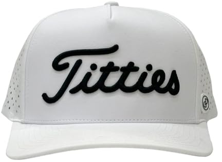 Power Golf GP Performance Golfmütze Snapback mit atmungsaktiven Laserlöchern - Original Titties Golfmütze mit verstellbarem Strapback