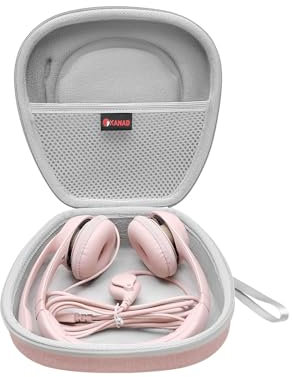 XANAD EVA Hard Case for Logitech H390 USB logitech Headsets with Microphone Case(Pink)