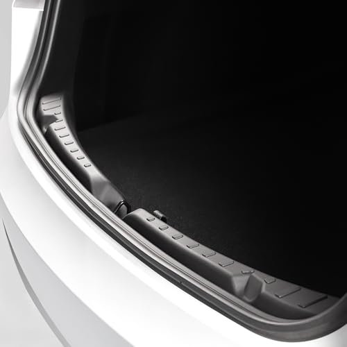 TPARTS Tailgate Threshold Cover for Tesla Model 3 Highland 2024-2025+ Anti-Scratch Trunk Bumper Guard Door Sill Protector TPE Cover Tesla Accessories
