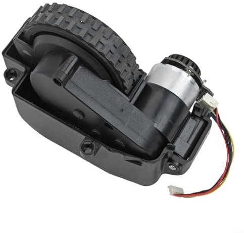 Rueda de repuesto para aspiradora, rueda izquierda y derecha con motor que se desliza suavemente, textura suave, deslizamiento suave para Conga Excellence 990 (izquierda)