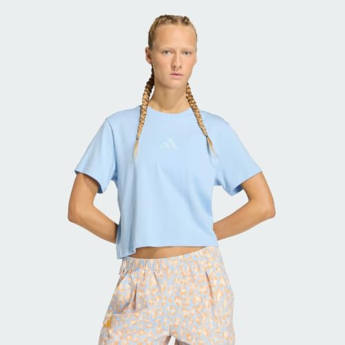 adidas Women's Terrex Multi Tee Meadow Pack, Glow Blue, S