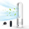 Baergono Bladeless Fan with Air Purifier, 18 Inch Tower Fan Quiet with Remote Control, 8 Speeds, 80° Oscillation, 8H Timer, LED Display, Fans for Bedroom, Office