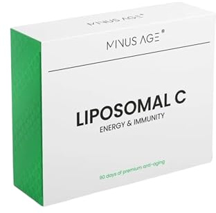 Minus Age Liposomales Vitamin C 420 mg, 90 Kapseln | 90 Tage Vorrat, hochdosiert, ohne Zusätze, Nahrungsergänzungsmittel
