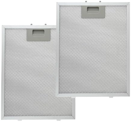 2 Piezas 5 Capas Filtros para Campana Extractora, 320mm x 260mm Filtro de Ventilación de Malla de Aluminio Filtro de Grasa Metálico para Campanas Extractoras