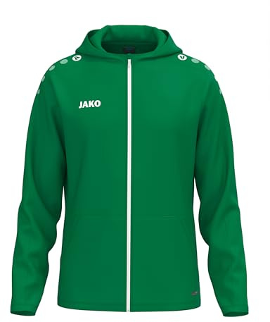 JAKO One Kapuzenjacke – Atmungsaktive Sportjacke für Herren aus 100% Polyester, mit weichem Micro-Fleece, ideal für Sport und Freizeit
