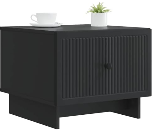 vidaXL Couchtisch Schwarz 49 x 50 x 40 cm Holzwerkstoff