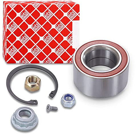 febi bilstein 08435 Radlagersatz mit Anbaumaterial, 1 Stück | Kompatibel mit: SEAT TOLEDO I, VW CORRADO, GOLF III, GOLF III Van, GOLF III Variant, PASSAT B3/B4, PASSAT B3/B4 Variant