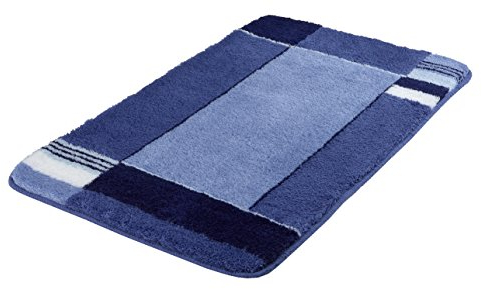 Kleine Wolke 7258769225 Badteppich Padova, 70 x 120 cm, marineblau