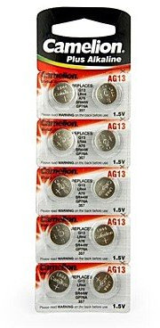 N5 Camelion 1,5 V Alkaline AG13 Knopfbatterie (10 Stück)