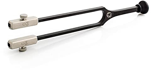 AFH Stimmgabel nach Rydel Seiffer mit Fuß c128/C64 | Color Deluxe schwarz (titaniumbeschichtet)