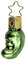 Inge-glas - Christbaumschmuck, Baumschmuck - Minigurken Gurke - Glas - Mundgeblasen - 4,5 cm - 1 Stück