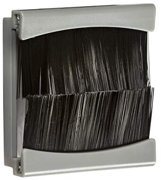 Knightsbridge Brush Module 50 x 50mm, Grey, NETBR2GGY