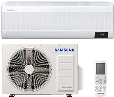 Samsung WindFree Elite, Climatizzatore Monosplit in pompa di calore, 12000 BTU, SmartThings e Intelligenza Artificiale, WiFi, GAS R32, AR12TXCAAWKNEU+AR12TXCAAWKXEU, [Efficienza energetica A+++/A+++]