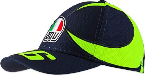 Valentino Rossi Hut Vr46 Classic Baseballkappe, Blau, Einheitsgröße EU